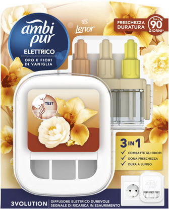 Immagine di AMBIPUR DEO 3 VOLUT.  ELET.  KIT ORO/VAN  ml.20
