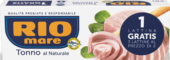 Immagine di RIO MARE TONNO AL NATURALE  GR. 80X2