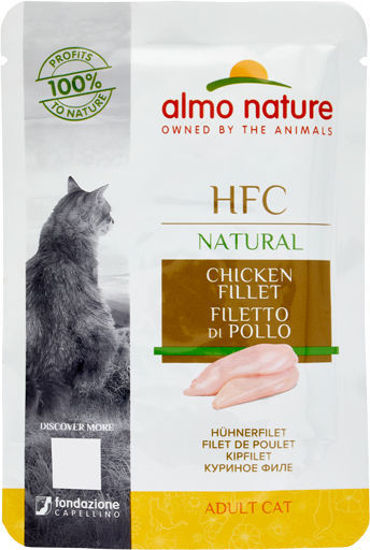 Immagine di ALMO NATURE CAT. UMIDO FI.L POLLO BS  GR.55