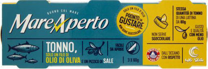 Immagine di MARE APERTO TONNO FILO OLIO  GR.60X3