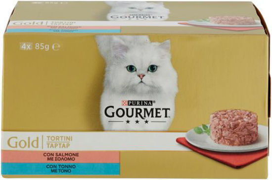 Immagine di GOURMET GOLD TORTINI TONN/SALM.  4X85 GR