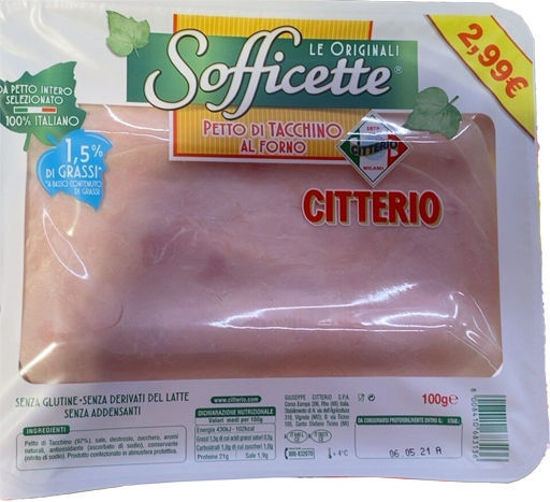 Immagine di CITTERIO SOFFICETTE TACCH. AFF.  GR.100