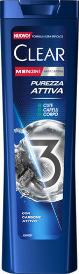 Immagine di CLEAR SHAMPOO PUREZZA 3 IN 1  ML. 225