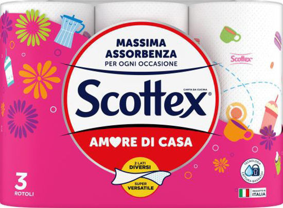 Immagine di SCOTTEX CARTA ASCIUGA AMORE  X3