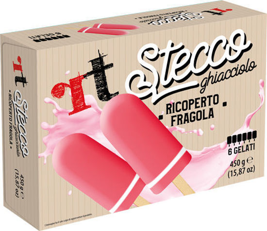 Immagine di RT STECCO ALLA FRAGOLA X6  GR.450
