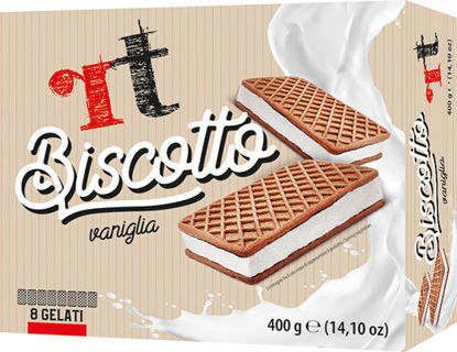 Immagine di RT BISCOTTO GELATO VANIGLIA X8  GR.400