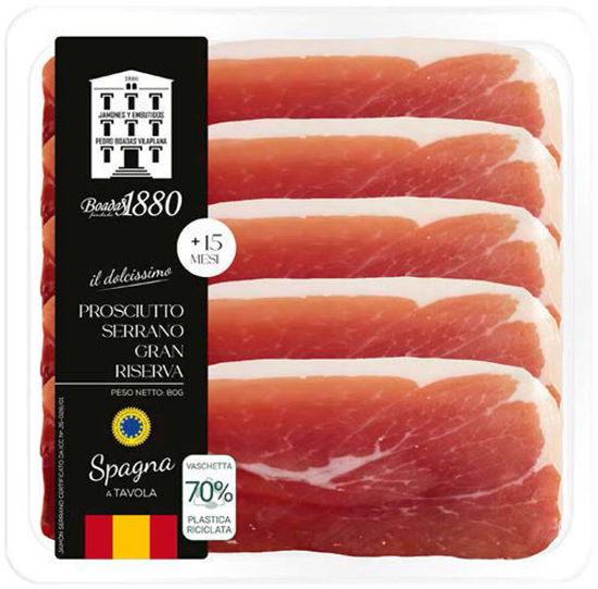 Immagine di J.SERRANO PR. CRUDO RISERVA  GR.80