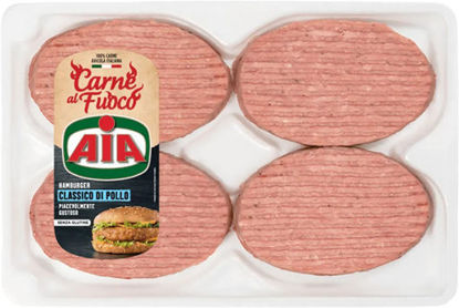 Immagine di AIA HAMBURER DI POLLO  GR.400
