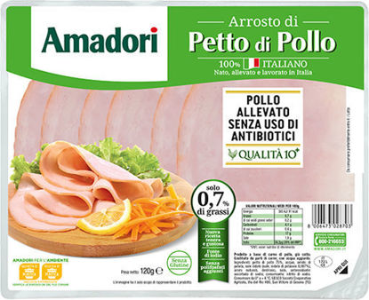 Immagine di AMADORI PETTO DI POLLO AFF.  GR.100