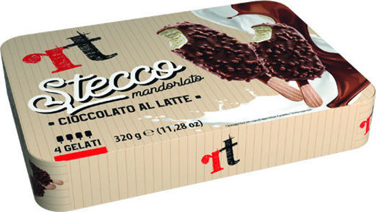 Immagine di RT STECCO GELATO MAND/LATTE X4