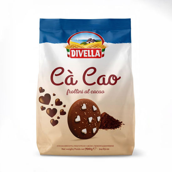 Immagine di DIVELLA BISCOTTI CACACO GR.700
