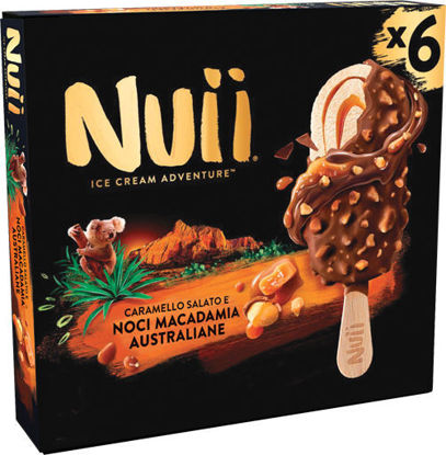 Immagine di NUII MINI STECCO CARAMEL/NOCI  X6