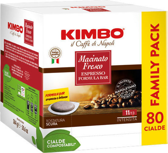 Immagine di KIMBO CAFFE' MACINATO  X80 CIALDE