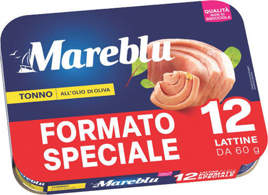 Immagine di -MAREBLU TONNO O.O MENO OLIO GR.60X12