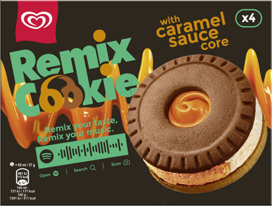 Immagine di ALGIDA COOKIE REMIX CARAMEL  X4