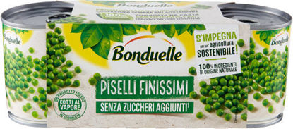 Immagine di BONDUELLE  PISELLI FINI IN LATTA  X3