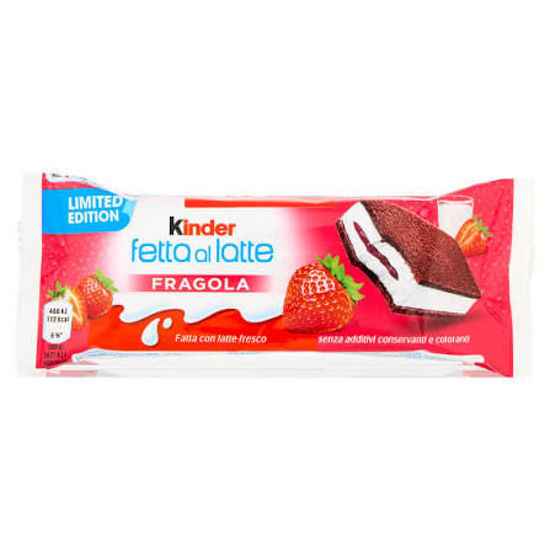 Immagine di KINDER FETTA AL LATTE FRAGOLA X 5
