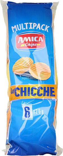 Immagine di AMICA CHIPS PATATINE LE CHICCHE MULTIPACK GR.25X6