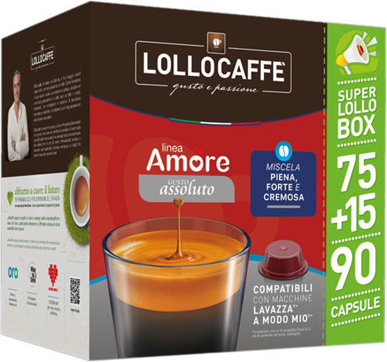 Immagine di LOLLO CAFFE CAPS A MODO MIO X75+15