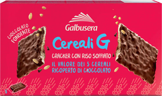 Immagine di GALBUSERA CRACKER C/RISO SOFFIATO CIOCC FOND X5 GR.150