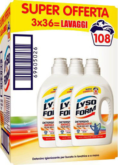 Immagine di LYSOFORM LAV.LIQ. COLOR 36 LAVAGGI MIS. LT.1,62X3