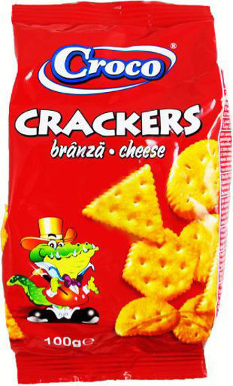 Immagine di CROCO CRACKERS FORMAGGIO GR.100