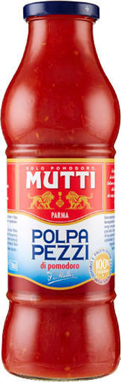 Immagine di MUTTI POLPA IN PEZZI BOTTIGLIA GR 690