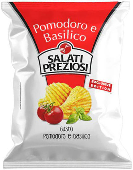 Immagine di SALATI PREZIOSI CHIPS POM/BAS. GR.110