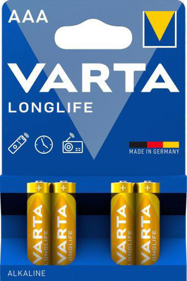 Immagine di VARTA LONGLIFE AAA MINI STILO X4
