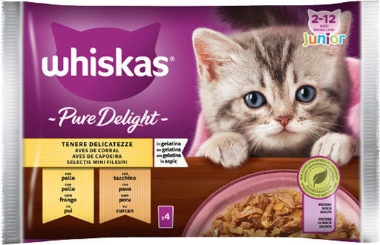Immagine di WHISKAS PURE DELIGHTJUNIOR  85GX4