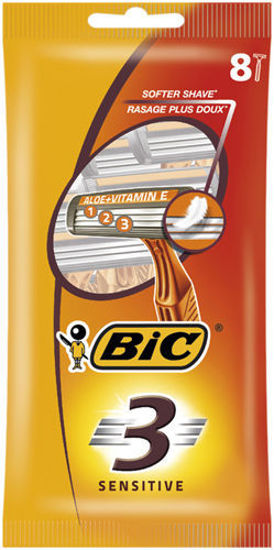Immagine di BIC RASOIO TRILAMA   X8  POUCH